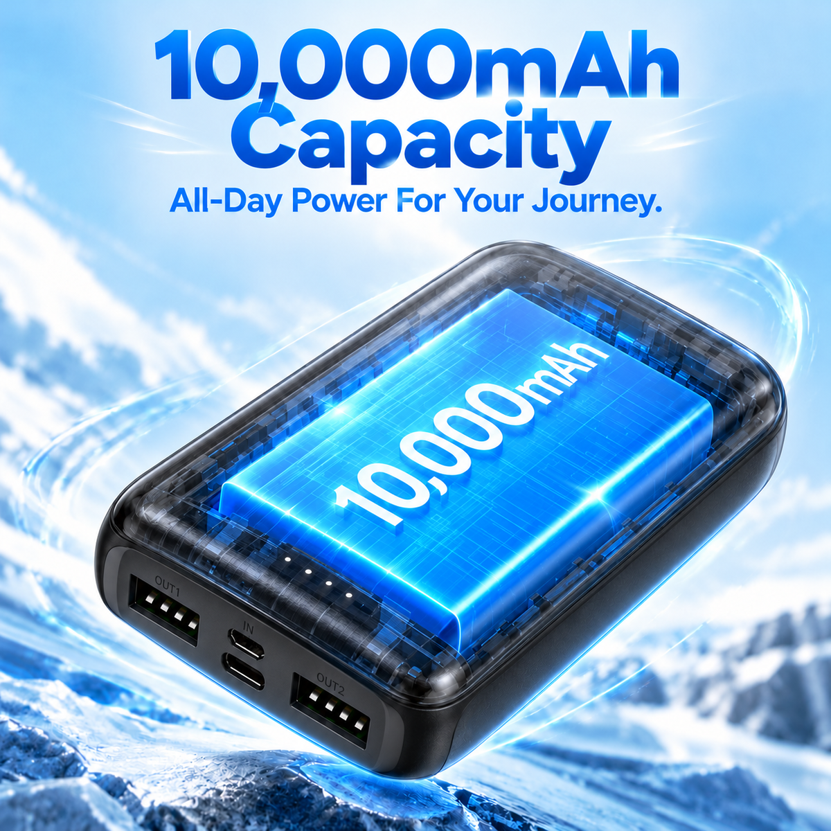 Faroniq Portable Power Bank for Heated Shawl