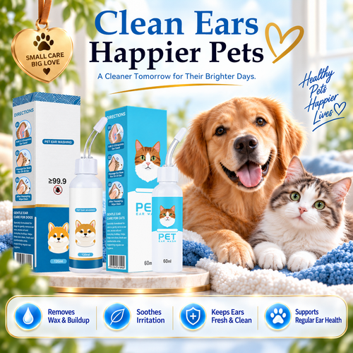 Faroniq®🐶🐱 Ear cleaner | Soothes itchy ears👂