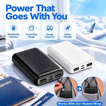 Faroniq Portable Power Bank for Heated Shawl
